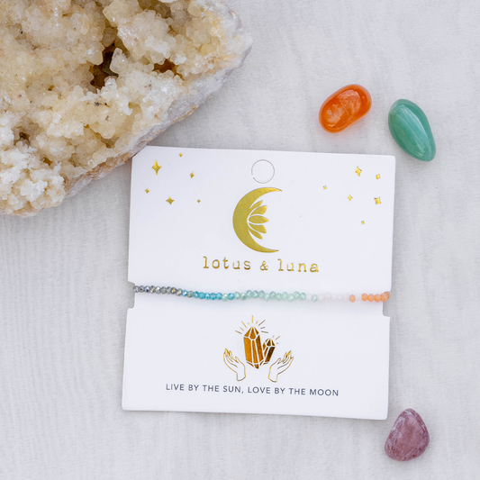"Live by the Sun, Love by the Moon" Goddess Bracelet