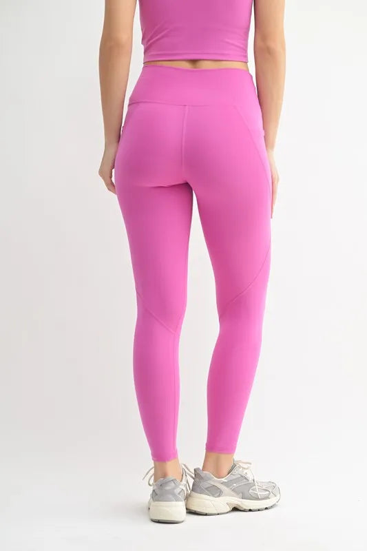MONO B Venice Cloud Light Sculpt High-Waisted Leggings-Soul Flow Apparel