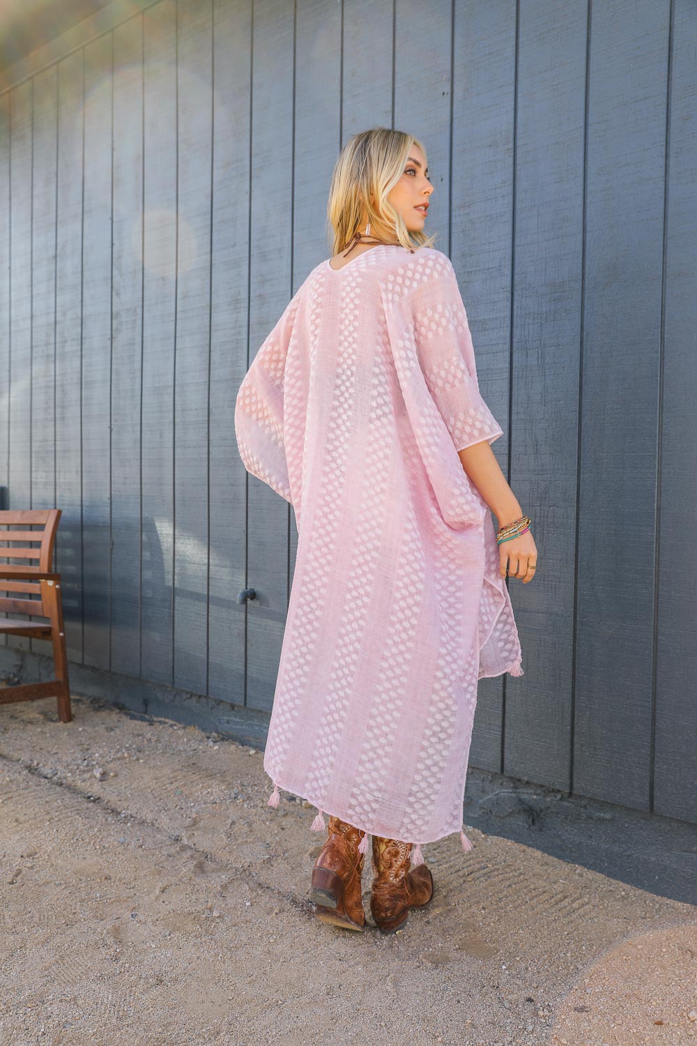 Sunshine Pom Kimono-Soul Flow Apparel
