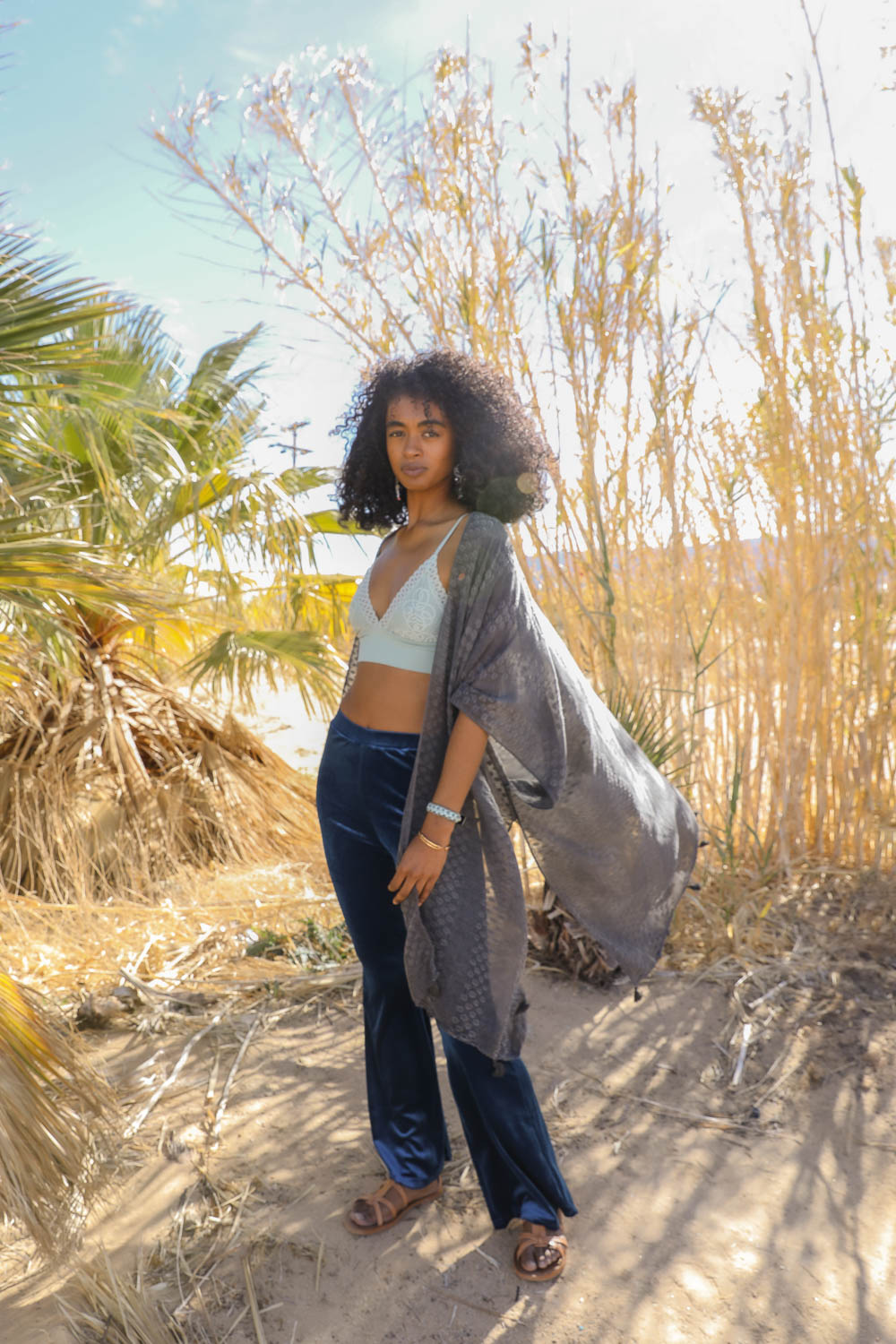 Sunshine Pom Kimono-Soul Flow Apparel