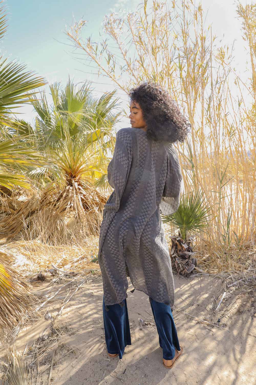 Sunshine Pom Kimono-Soul Flow Apparel