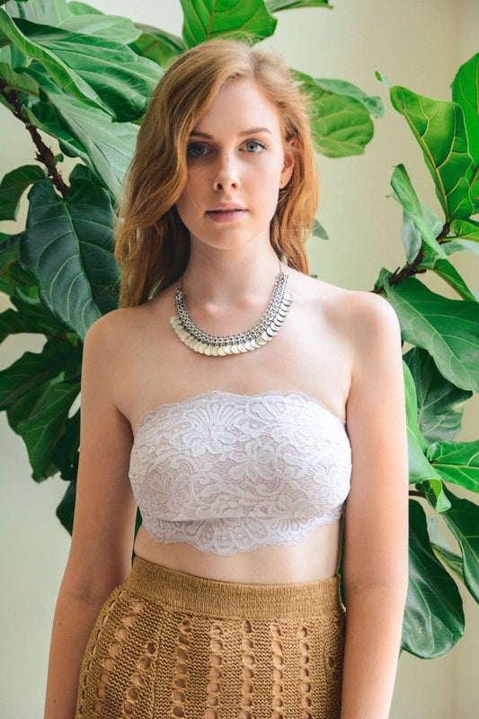 Lace Seamless Bandeau-Soul Flow Apparel