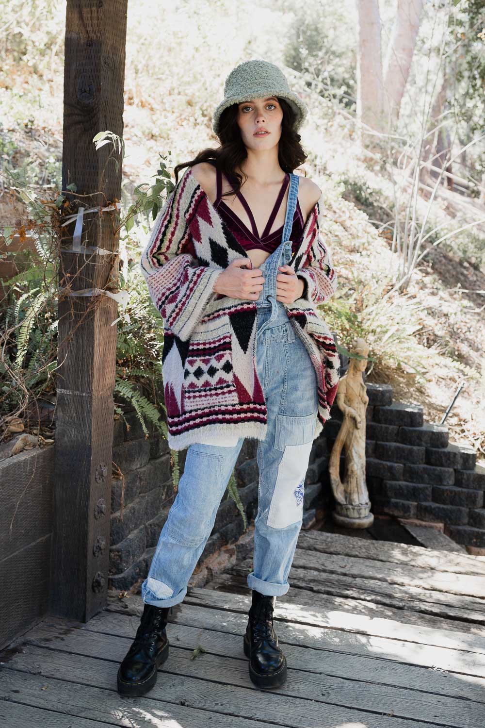 Aztec Dreams Faux Hair Pocket Ruana-Soul Flow Apparel
