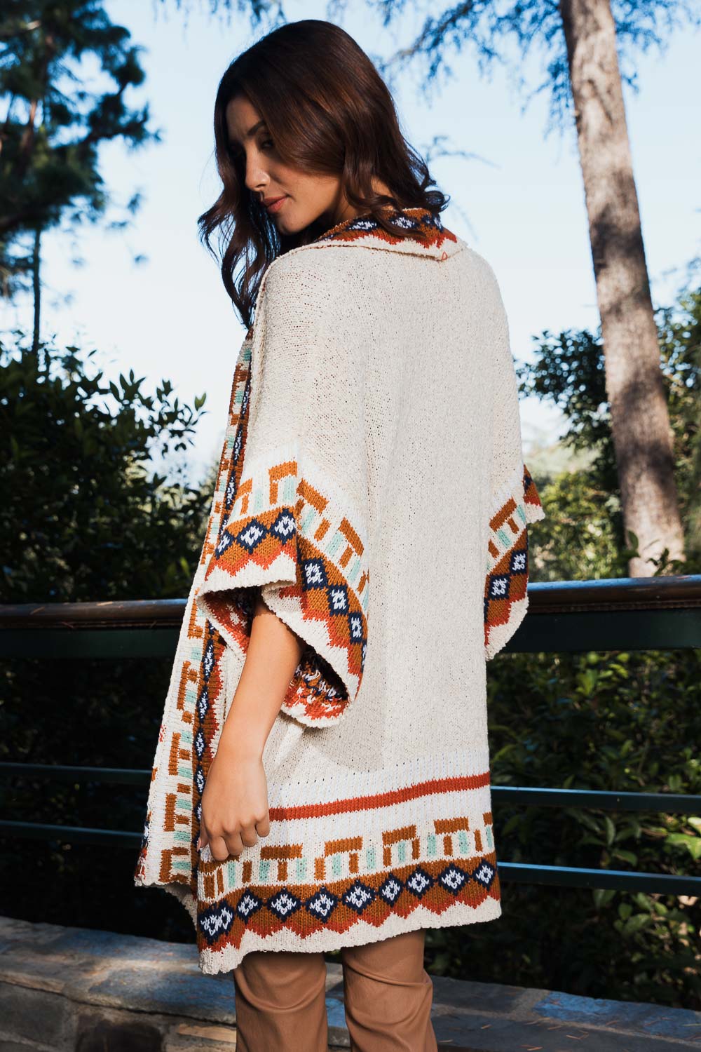 Kachina Tapestry Knit Cardigan Ruana-Soul Flow Apparel