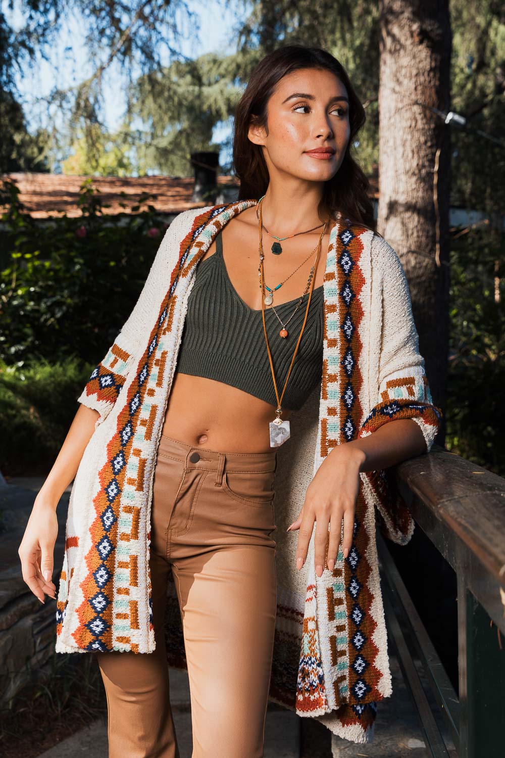 Kachina Tapestry Knit Cardigan Ruana-Soul Flow Apparel