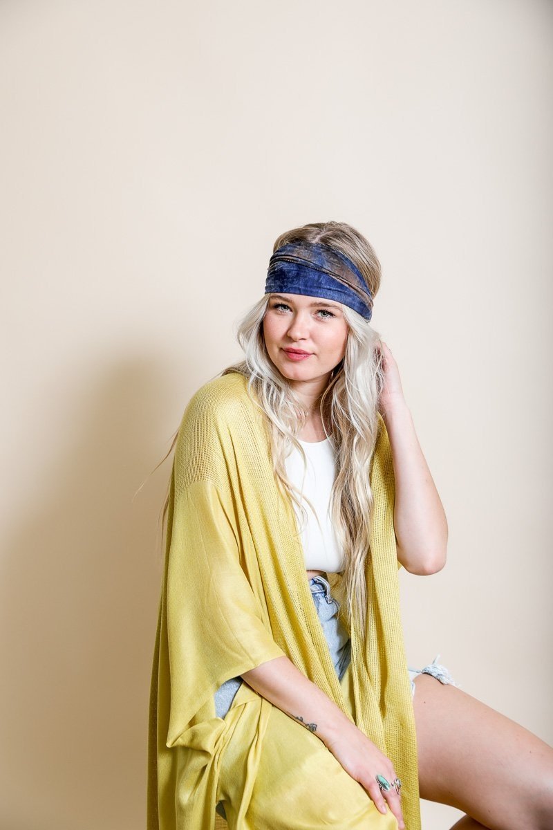 Wide Tie-Dye Headband-Soul Flow Apparel