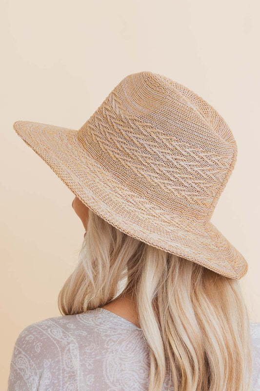 Western Whisper Straw Brim Hat-Soul Flow Apparel