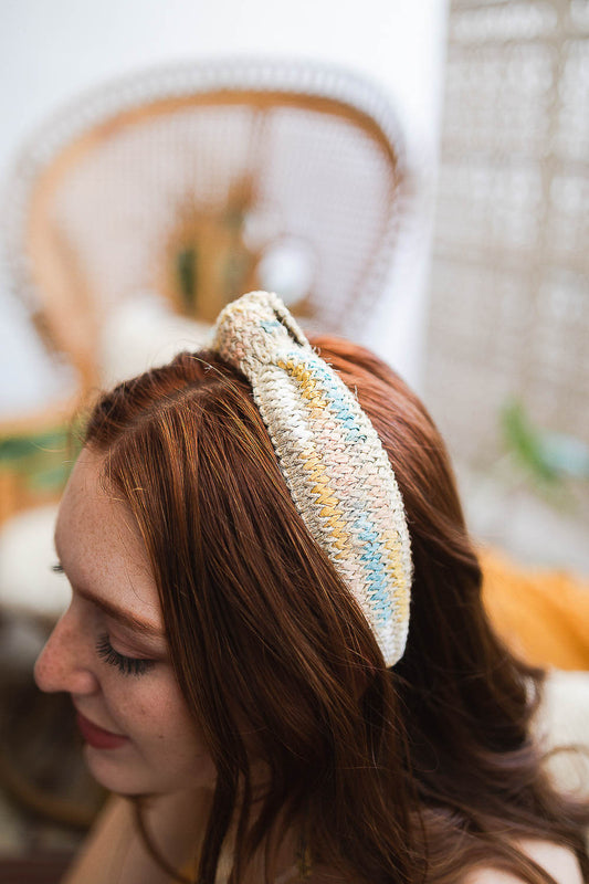Natural Fiber Woven Headband – Lightweight and Stylish-Soul Flow Apparel