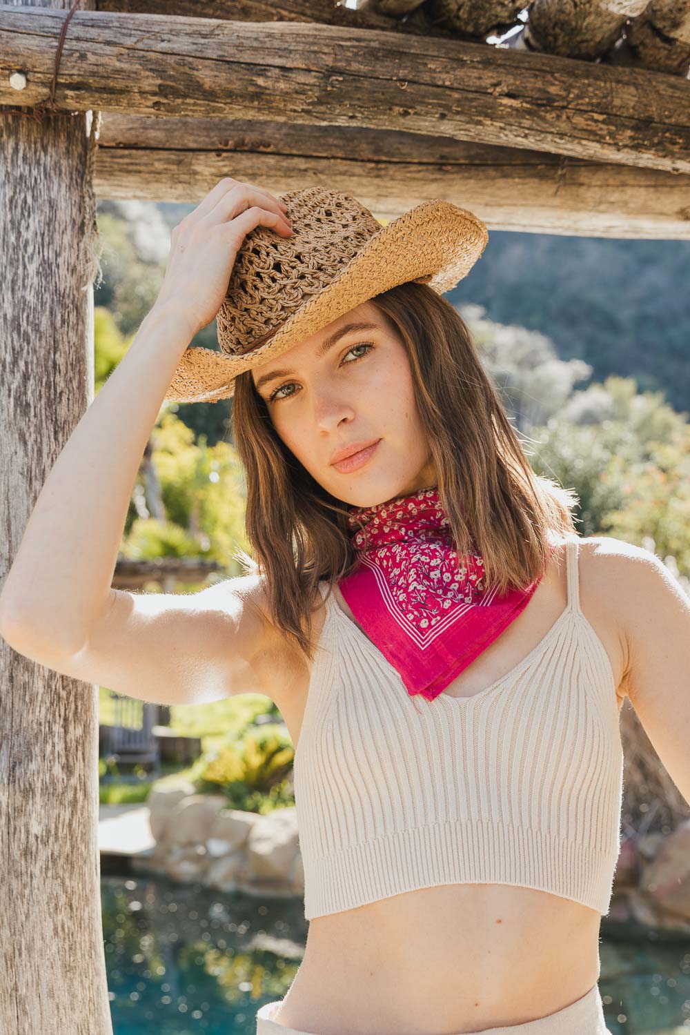 Flower Field Bandana-Soul Flow Apparel
