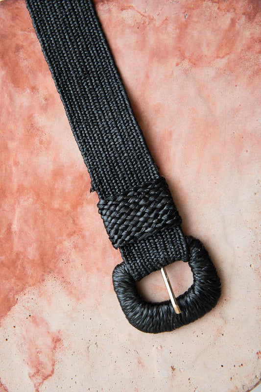 Raffia Stretch Belt - Eco Friendly Comfort