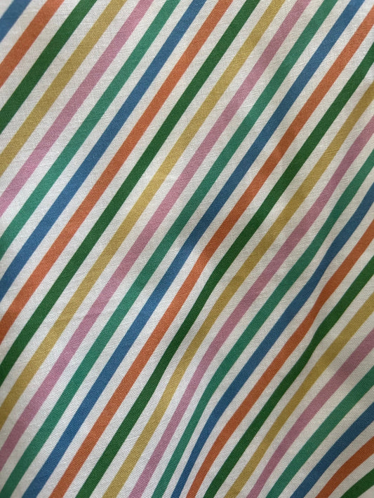 Rainbow Stripe Skater Skirt