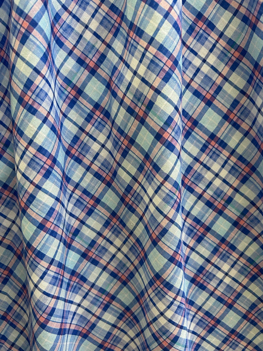 Plaid Midi Dress