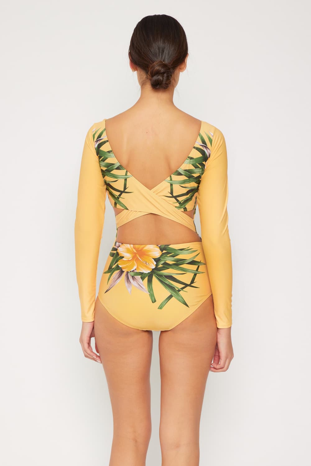 Marina West Swim Cool Down Longsleeve One-Piece Swimsuit-Soul Flow Apparel