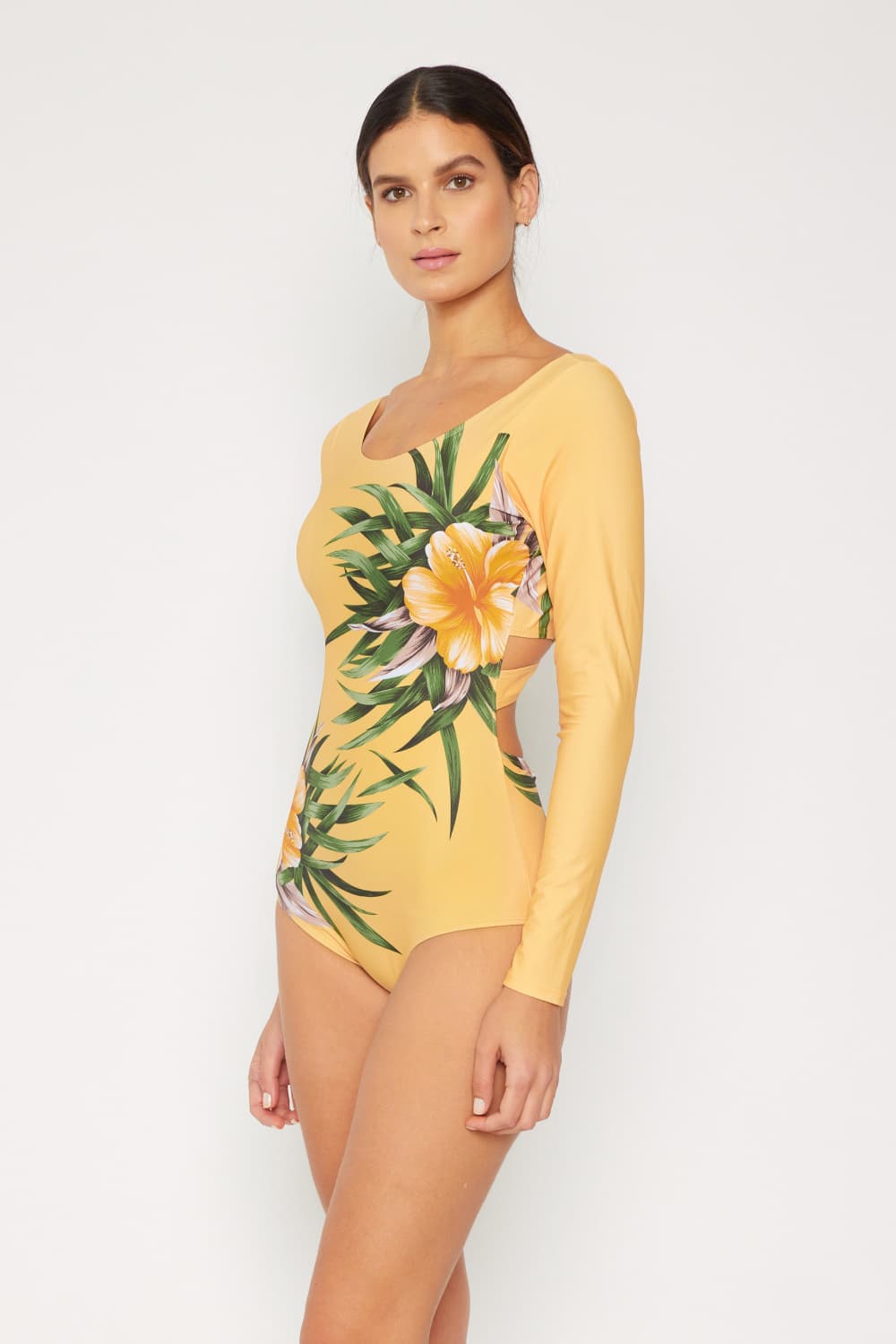 Marina West Swim Cool Down Longsleeve One-Piece Swimsuit-Soul Flow Apparel