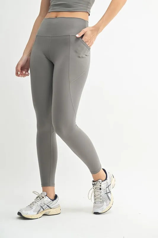 MONO B Venice Cloud Light Sculpt High-Waisted Leggings-Soul Flow Apparel