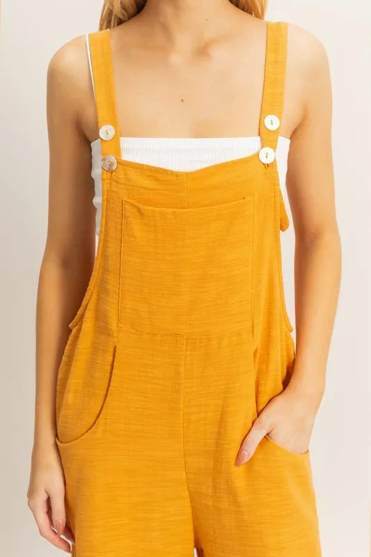 HYFVE Textured Wide Leg Overall-Soul Flow Apparel