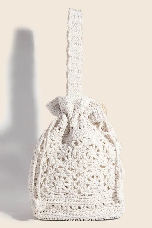 Fame Intricate Braided Single Strap Drawstring Bag-Soul Flow Apparel