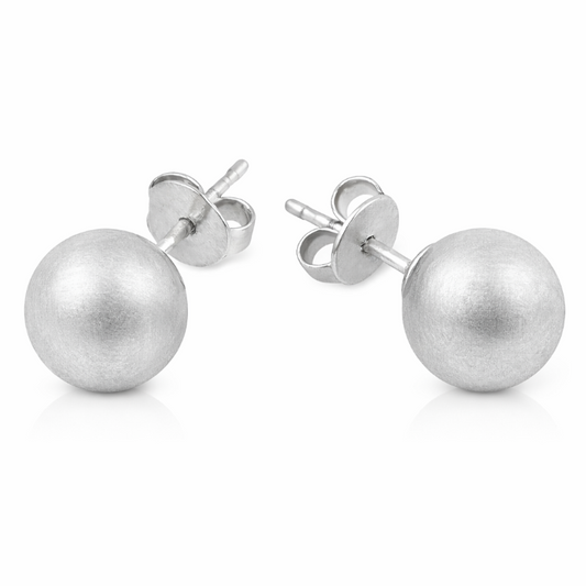 Brushed Allie Bead Stud