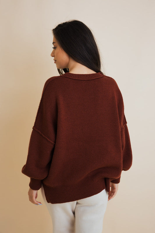 Effortlessly Cozy Oversized Sweater-Soul Flow Apparel
