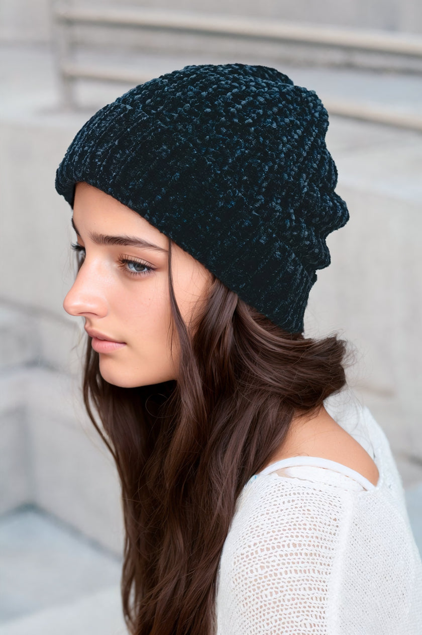 Hats & Hair - Soft Chenille Beanie