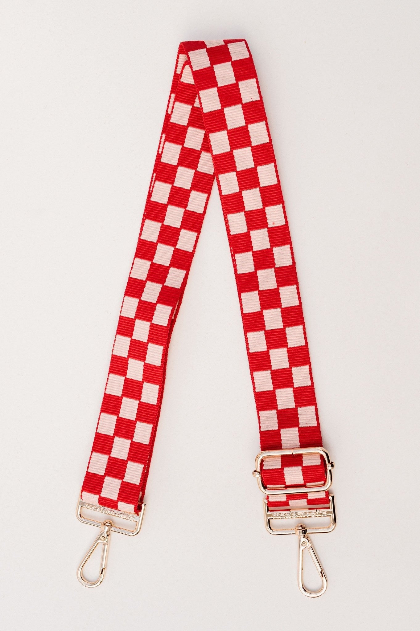 Lizzie Checkered Adjustable Bag Strap-Soul Flow Apparel