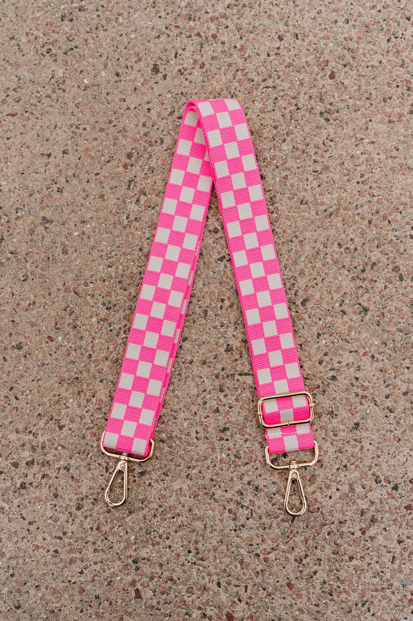 Lizzie Checkered Adjustable Bag Strap-Soul Flow Apparel
