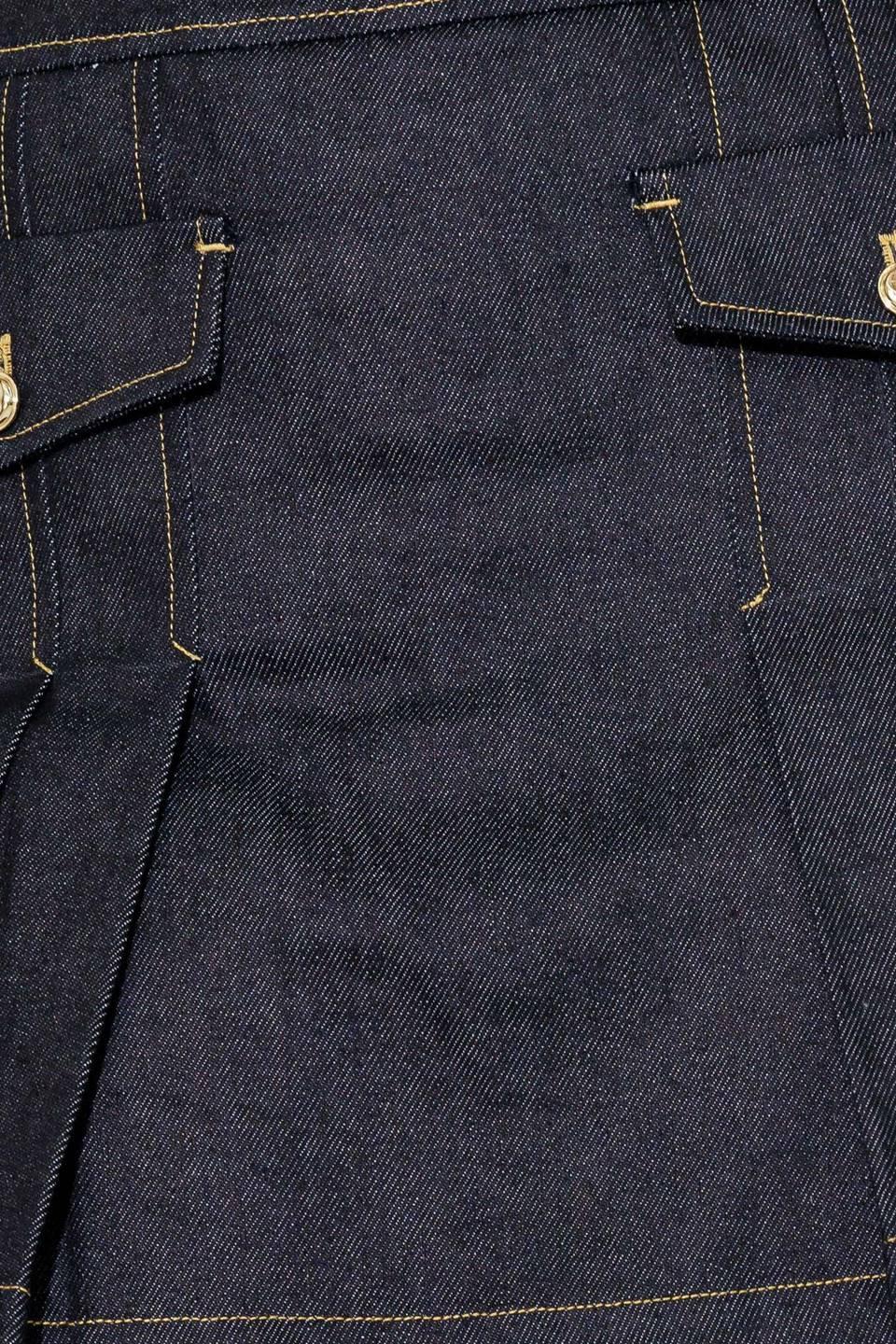 A FRESH PICK INDIGO DENIM SKORT