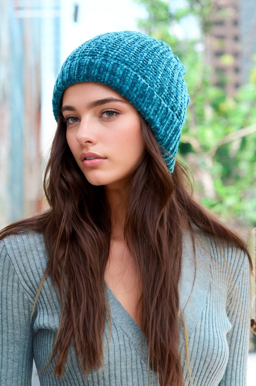Hats & Hair - Soft Chenille Beanie