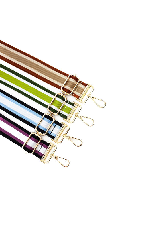 Evie Striped Adjustable Bag Strap-Soul Flow Apparel