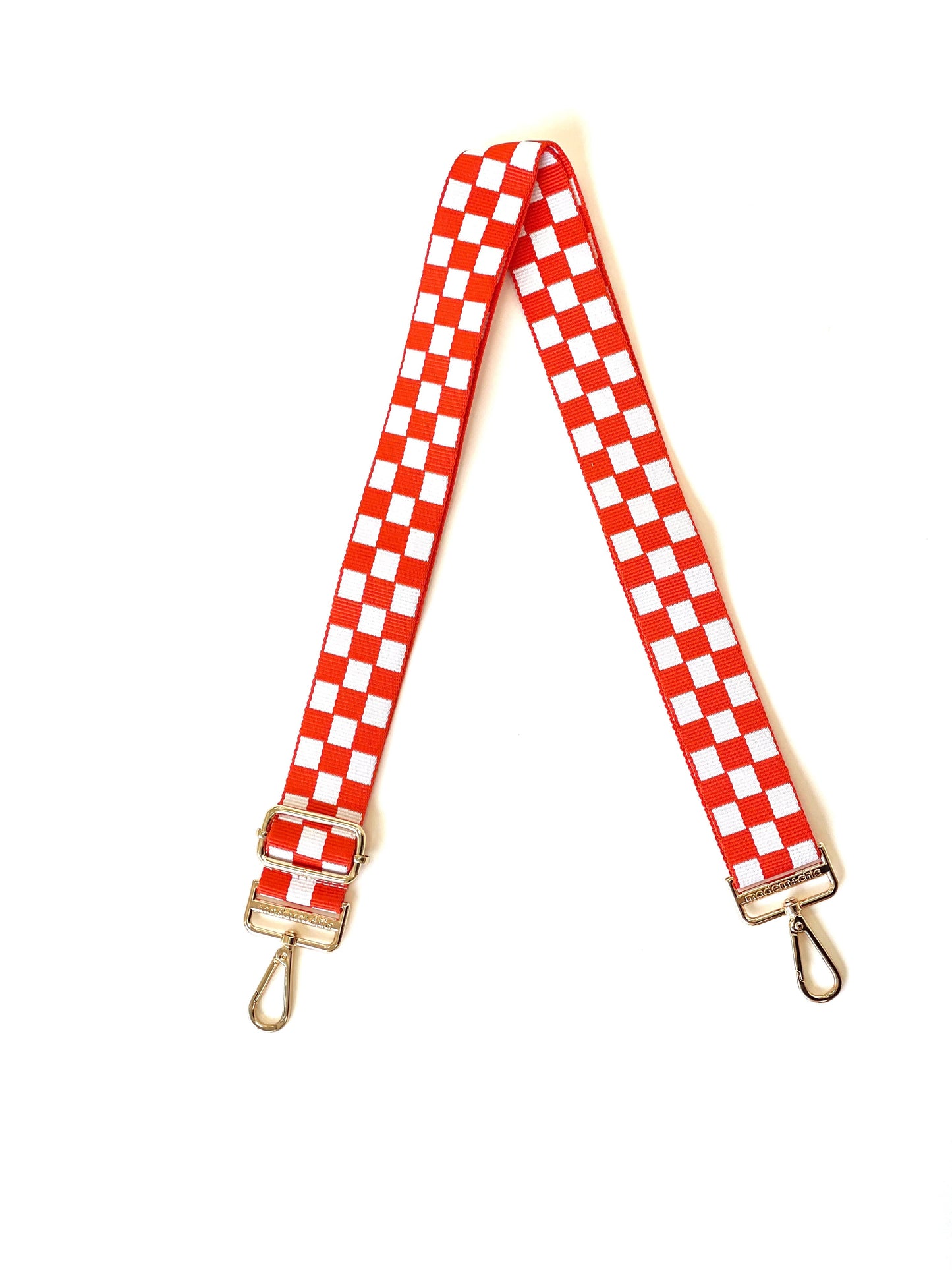 Lizzie Checkered Adjustable Bag Strap-Soul Flow Apparel