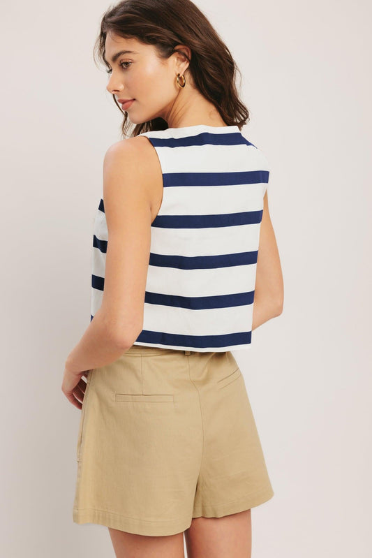 RIVIERA SAILOR WOVEN VEST