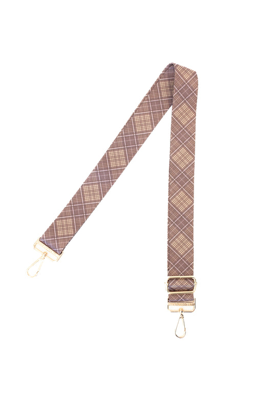 Ivy League Plaid Adjustable Bag Strap-Soul Flow Apparel