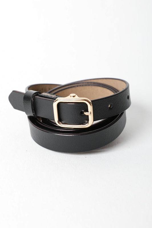 Versatile Skinny Leather Belt – Perfect for Any Outfit ????-Soul Flow Apparel