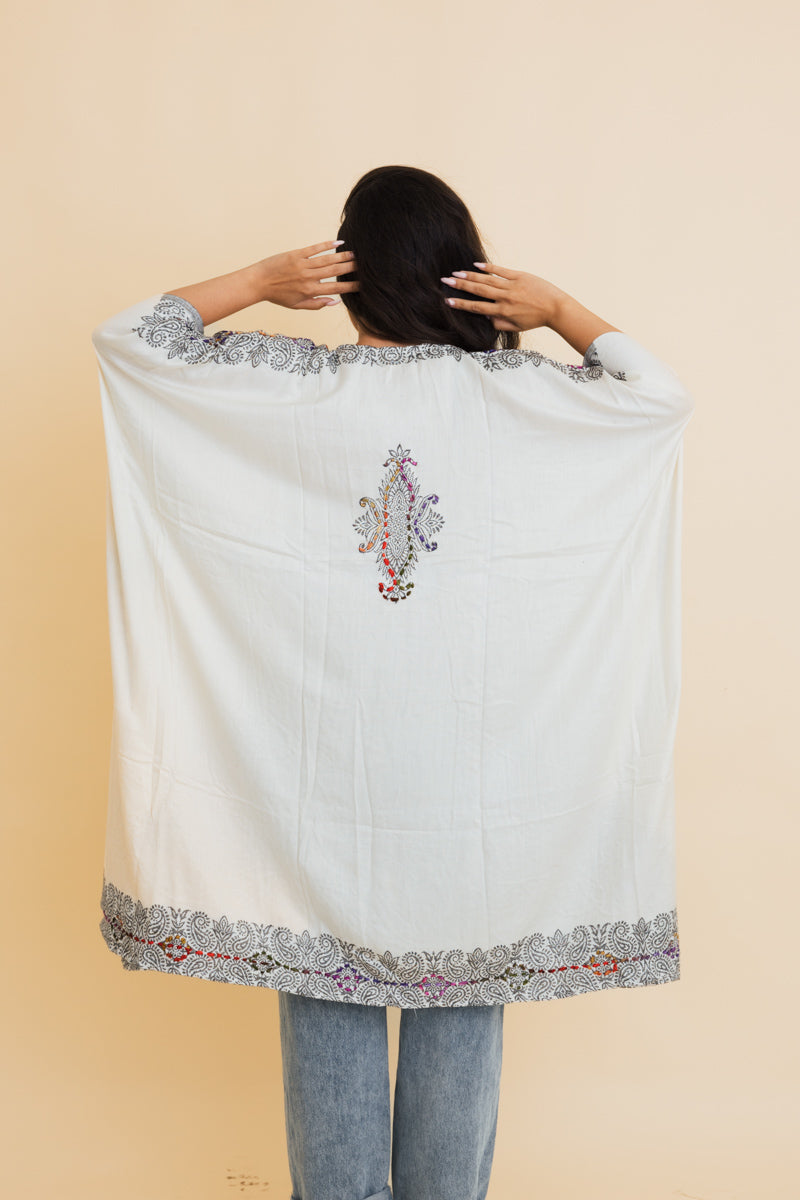 Bohemian Artisan Stitch Tapestry Kimono-Soul Flow Apparel