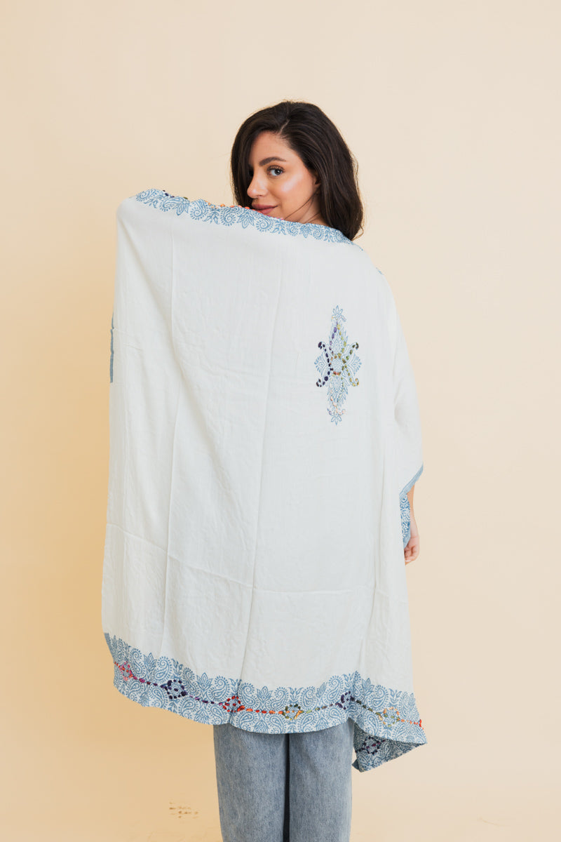 Bohemian Artisan Stitch Tapestry Kimono-Soul Flow Apparel