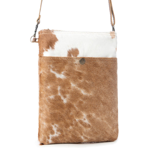 White & Cocoa Small and Cross Body Bag — Soul Flow Apparel