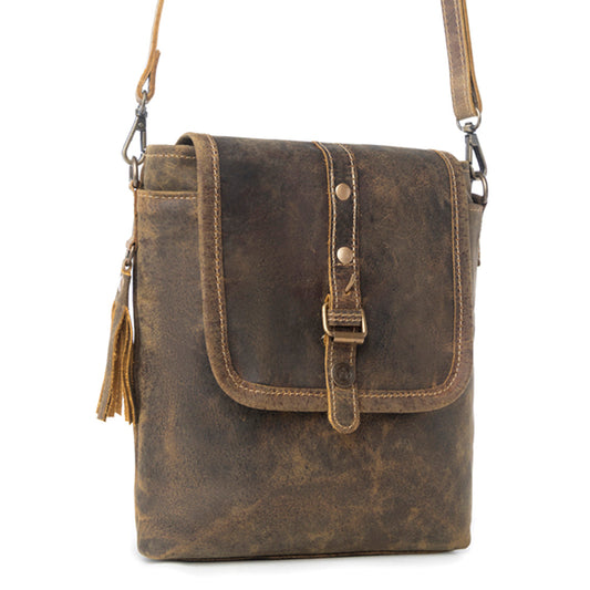 Brown Beauty Leather Bag — Soul Flow Apparel