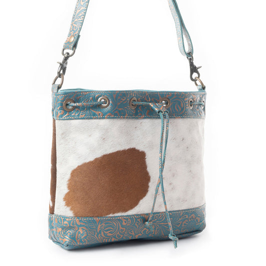Vibrant Edges Bucket Bag, view 3 — Soul Flow Apparel