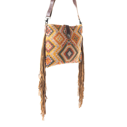 Barley Brown Shoulder Bag, view 3 — Soul Flow Apparel