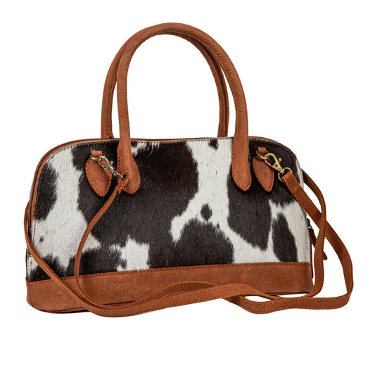 Westward Hair-On Hide Leather Hairon Bag, view 2 — Soul Flow Apparel