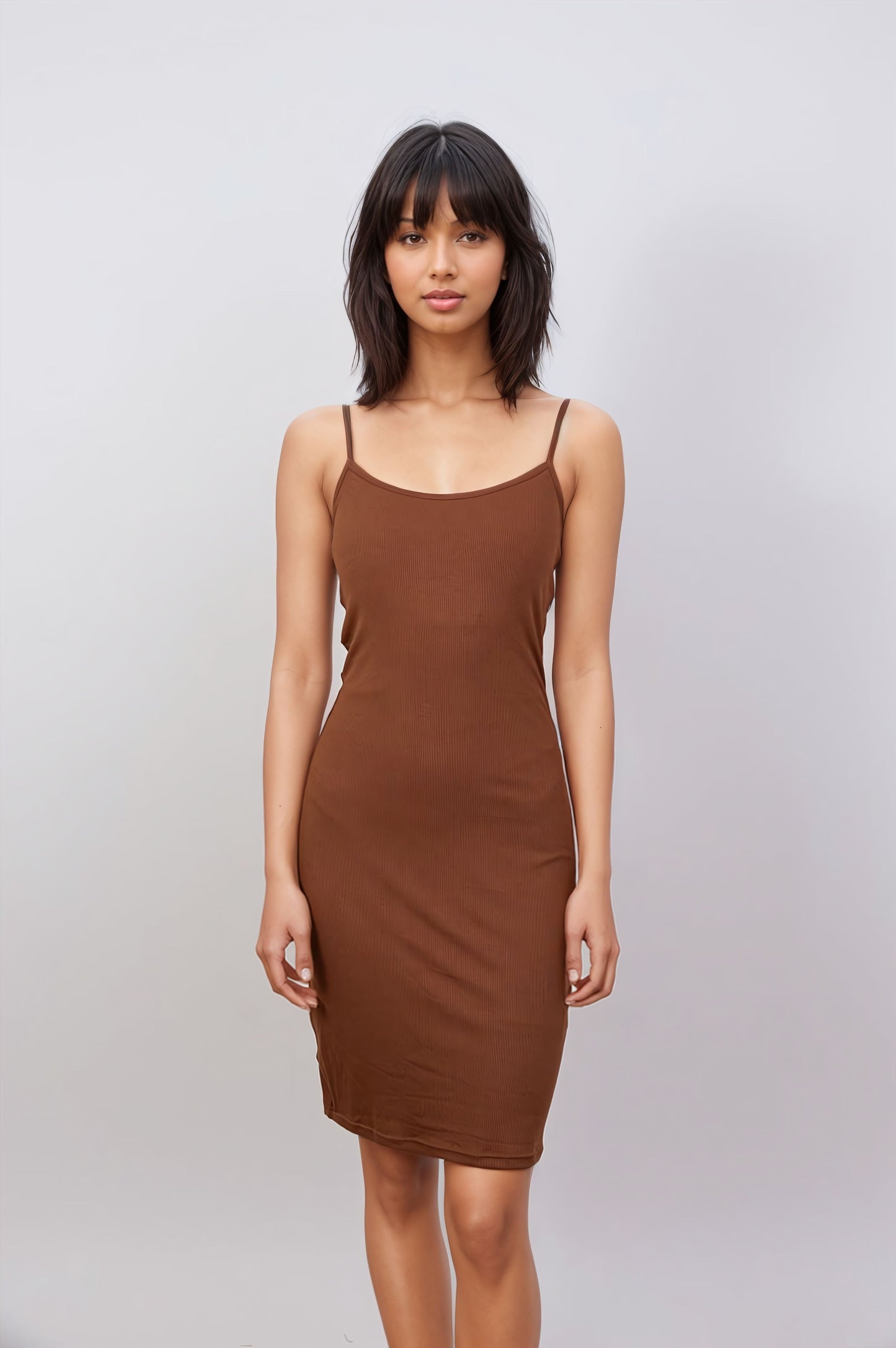 2-in-1 Shapewear Dress – Double Layer Tummy Control-Soul Flow Apparel
