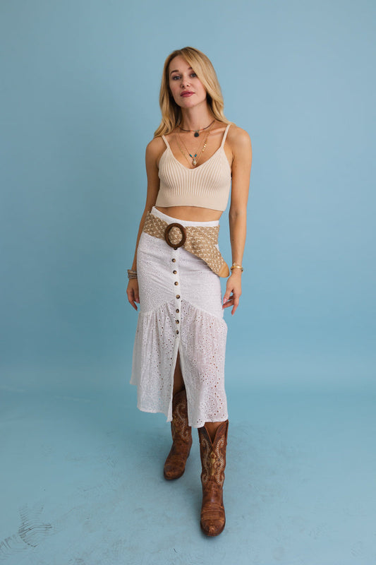Bohemian Wide Natural Jute Waist Belt-Soul Flow Apparel