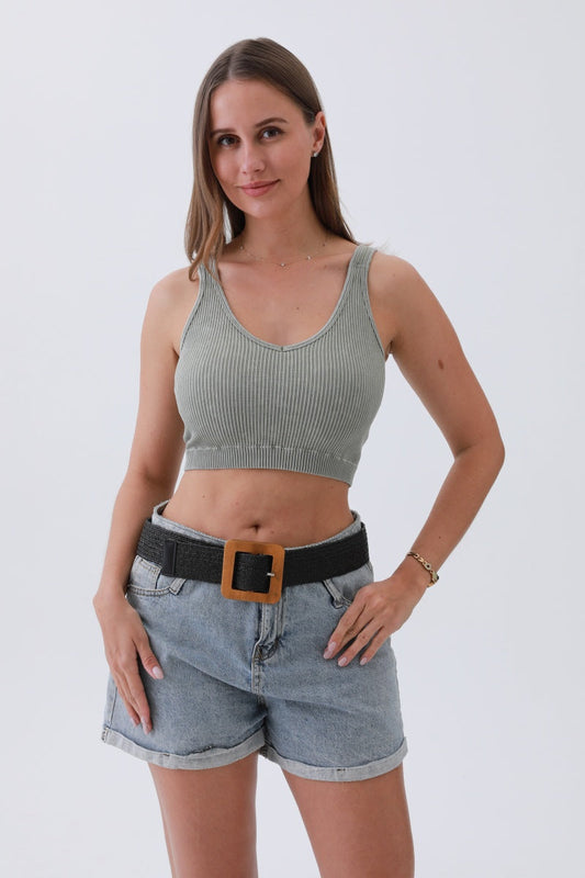The Nature Woven Raffia Belt – Square Buckle, Earthy Elegance ?????-Soul Flow Apparel