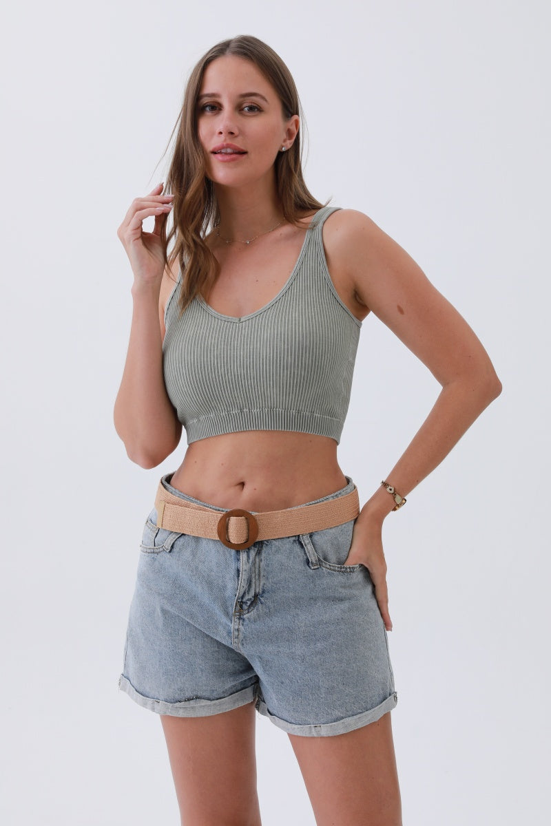 Minimalist Boho Raffia Belt โ Chic Round Buckle for Effortless Style ????????-Soul Flow Apparel