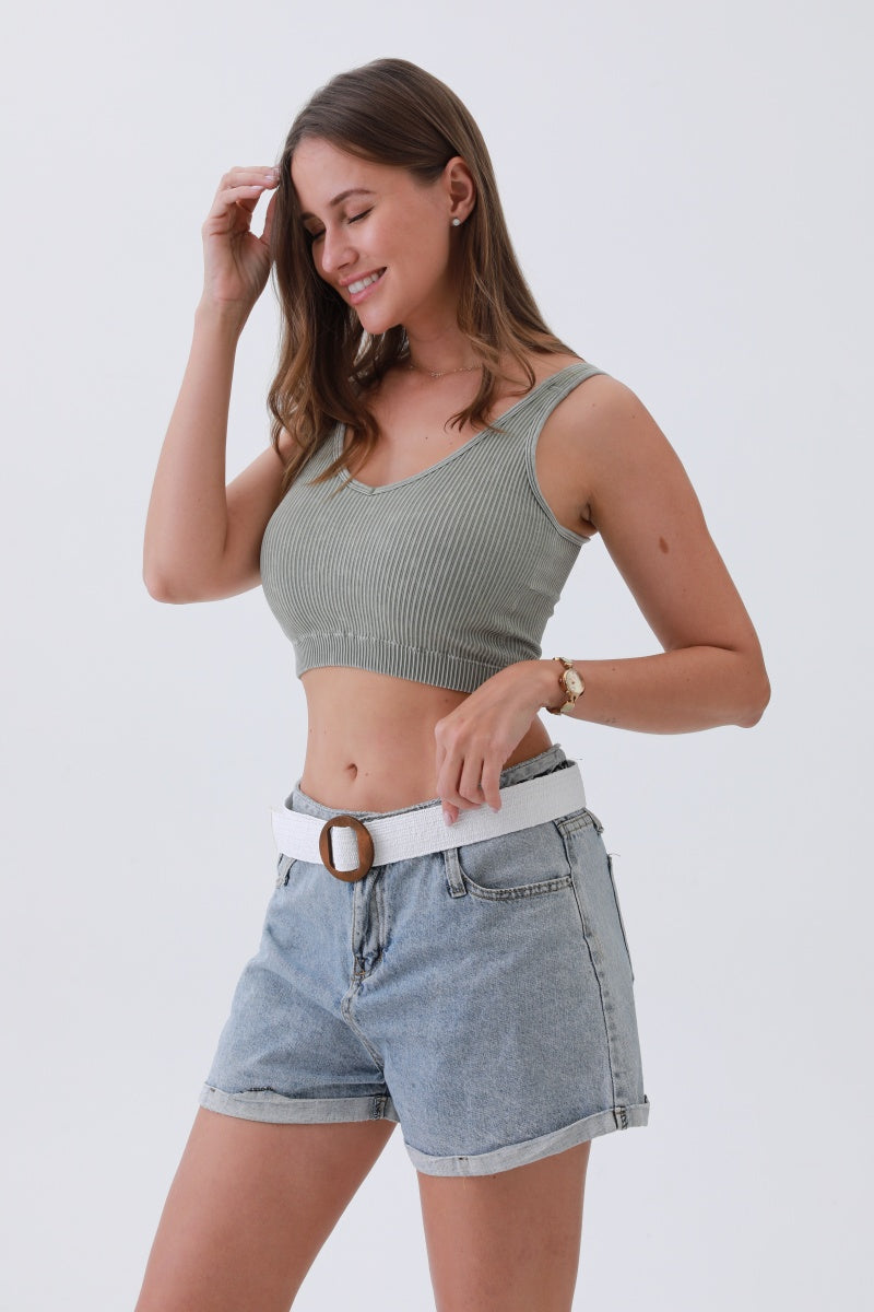Minimalist Boho Raffia Belt โ Chic Round Buckle for Effortless Style ????????-Soul Flow Apparel