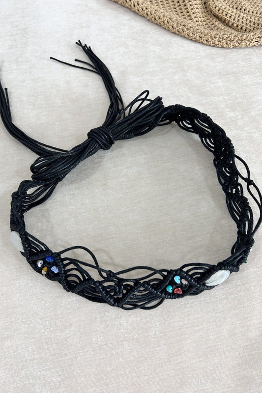 Handwoven Bohemian Belt – Vintage Decorative Waistband ????????-Soul Flow Apparel