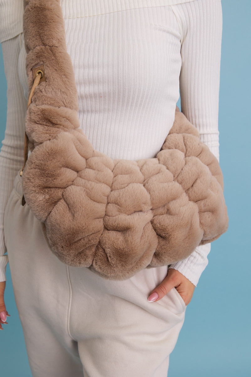 Plush Cloud Knit Cross Body Bag ??-Soul Flow Apparel