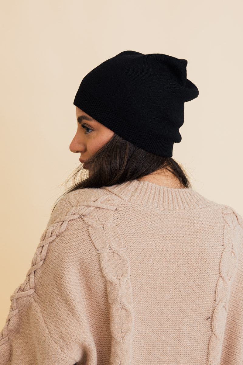 Cozy Up Trendy Chunky Knit Slouch Beanie-Soul Flow Apparel