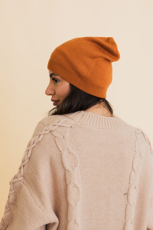 Cozy Up Trendy Chunky Knit Slouch Beanie-Soul Flow Apparel