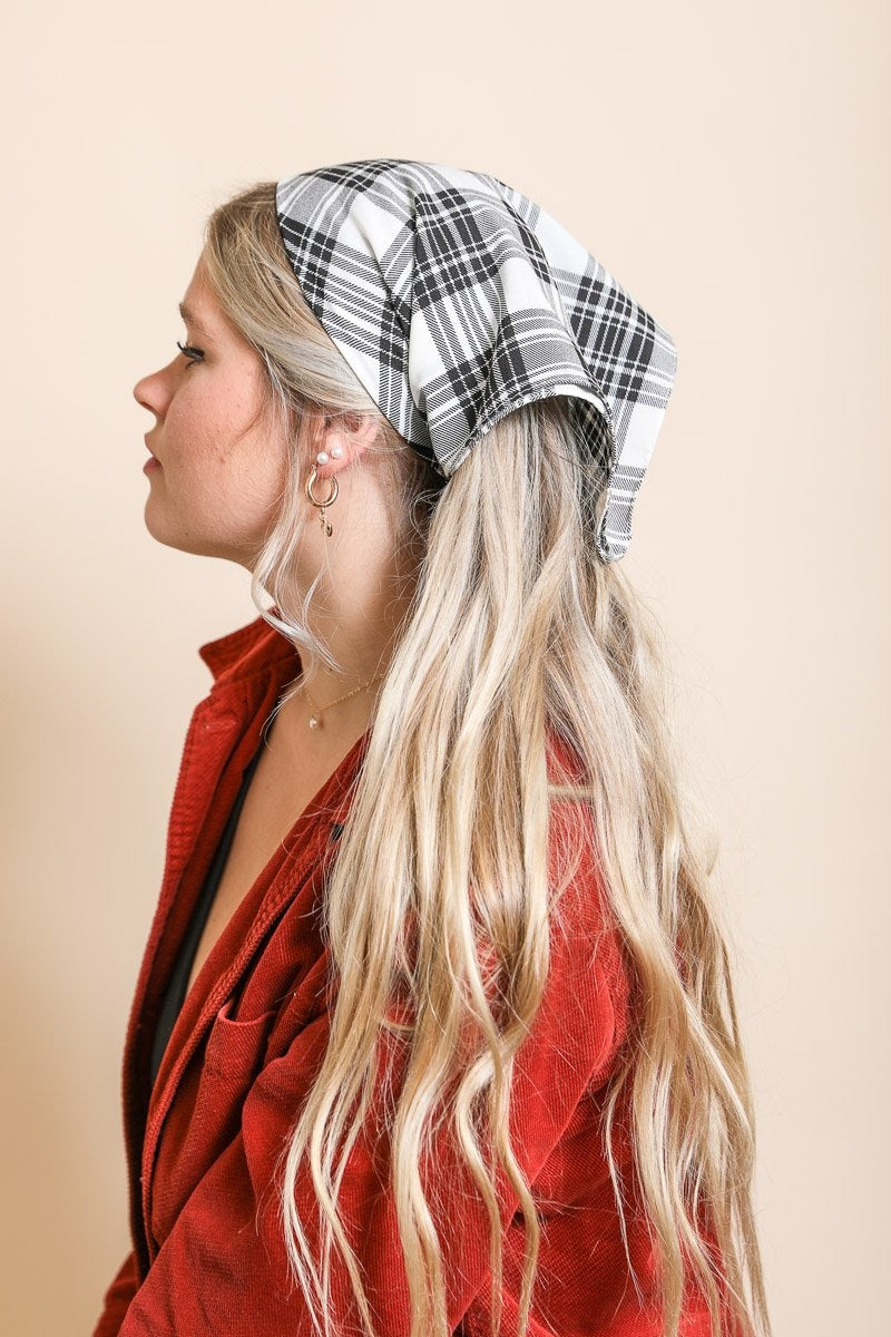 Triangle Flannel Head Scarf-Soul Flow Apparel